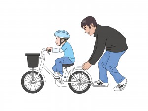 自転車の練習
