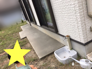 ウッドデッキ土台